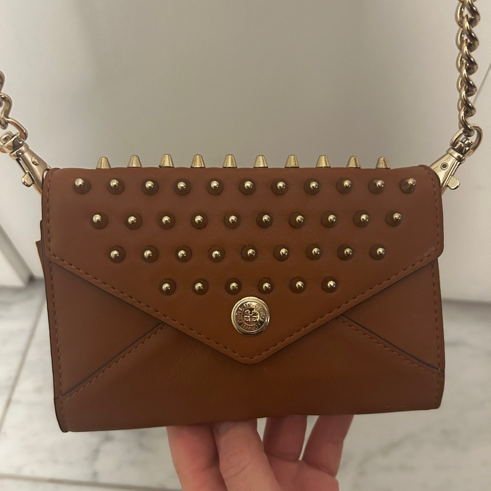 Rebecca Minkoff Brown Studded Crossbody Bag
